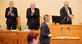 Novým předsedou Senátu se stal Miloš Vystrčil. Foto: Senát