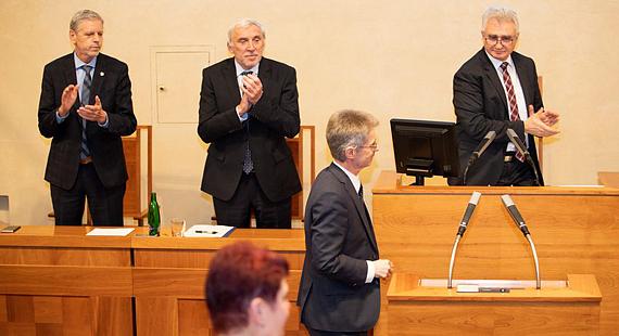 Novým předsedou Senátu se stal Miloš Vystrčil. Foto: Senát