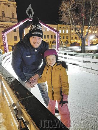 ZE zimních radovánek máme nejraději bruslení. Foto: Jana Raková, Jihlava