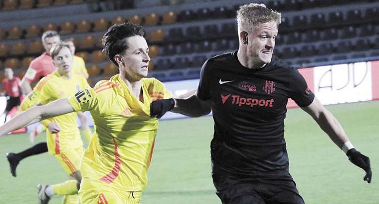 V PODZIMNÍM UTKÁNÍ fotbalisté FC Vysočina na Opavu vyzráli. Na svém stadionu ji porazili 2:0. Foto: Michal Boček