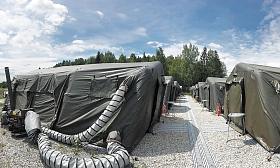 CELKOVÝ pohled na rozmístění  stanů. Foto: Ladislava Brabencová