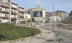 OD zítřka až do poloviny června se zcela uzavře okružní křižovatka u Sila, a to z důvodu dalších prací na napojení Centrálního dopravního terminálu. Foto: FB Doprava v Jihlavě