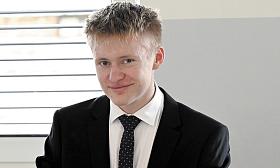 MATURANT z jihlavské průmyslovky Jan Ohnsorg zabodoval v celostátní soutěži. Foto: archiv JO