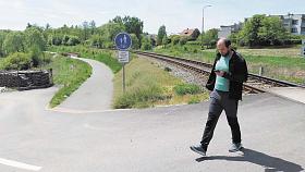 NÁJEZD na úsek cyklotrasy z Třeště do Hodic u Váňovského rybníka. Foto: Jiří Varhaník 