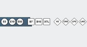 OD POLOVINY října bude po celé EU platit jednotné označení pohonných hmot. E5 = Natural 95, B7 = nafta, H2 = Vodík, CNG = stlačený zemní plyn, LPG = propan butan, LNG = zkapalněný zemní plyn.  Zdroj: ČAPPO