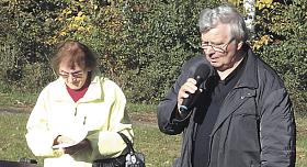 FARÁŘ Zdeněk Kozubík, iniciátor památníku.