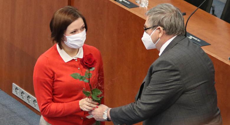KAROLÍNA KOUBOVÁ (Starostové pro Vysočinu) je jihlavskou primátorkou za uskupení Fórum Jihlava.  