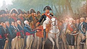 NAPOLEON BONAPARTE svá vojska vodil po pravé straně cesty. Pravostranný způsob dopravy pak zaváděl i na dobytých územích.Zdroj: dopravniznaceni.com